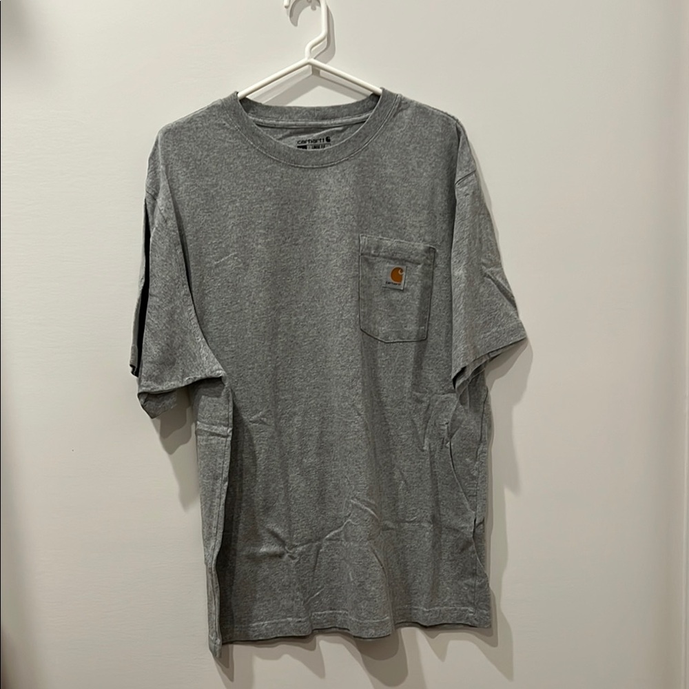 Carhartt Men's Grey Pocket T-Shirt
